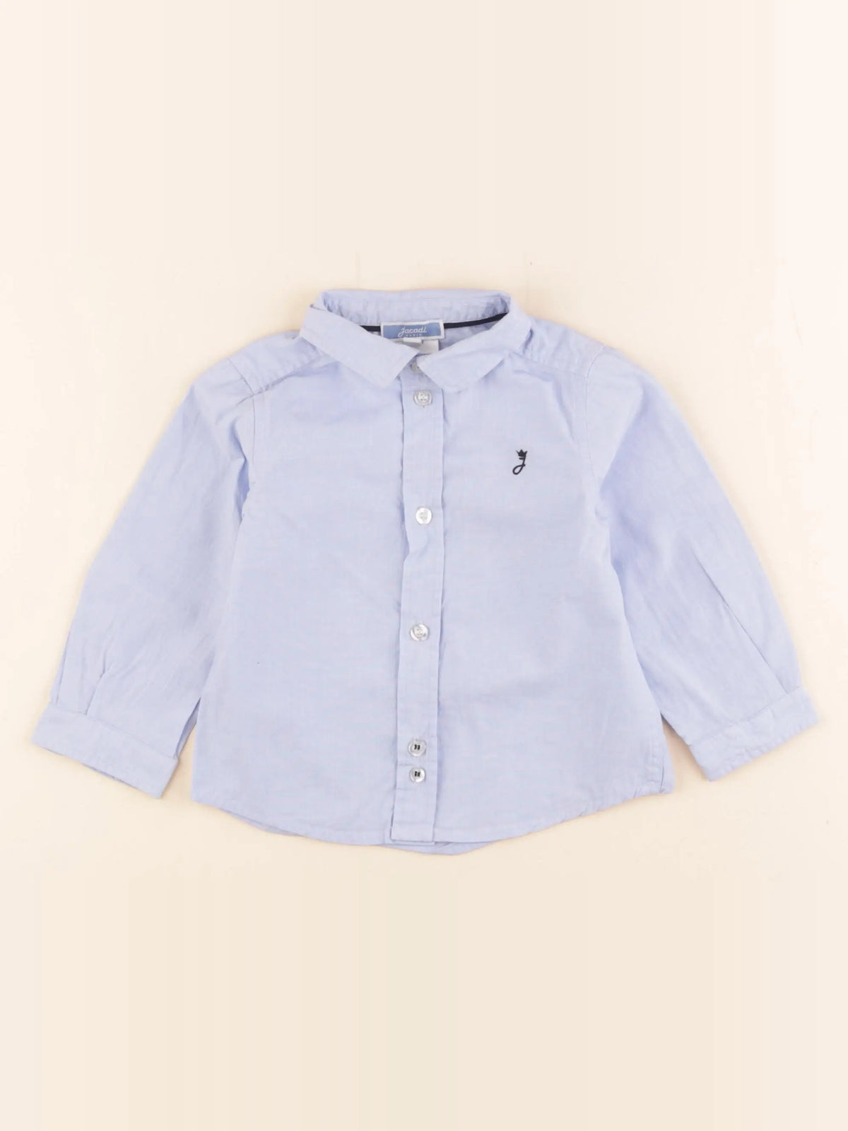Jacadi - chemise bleu - 12 mois