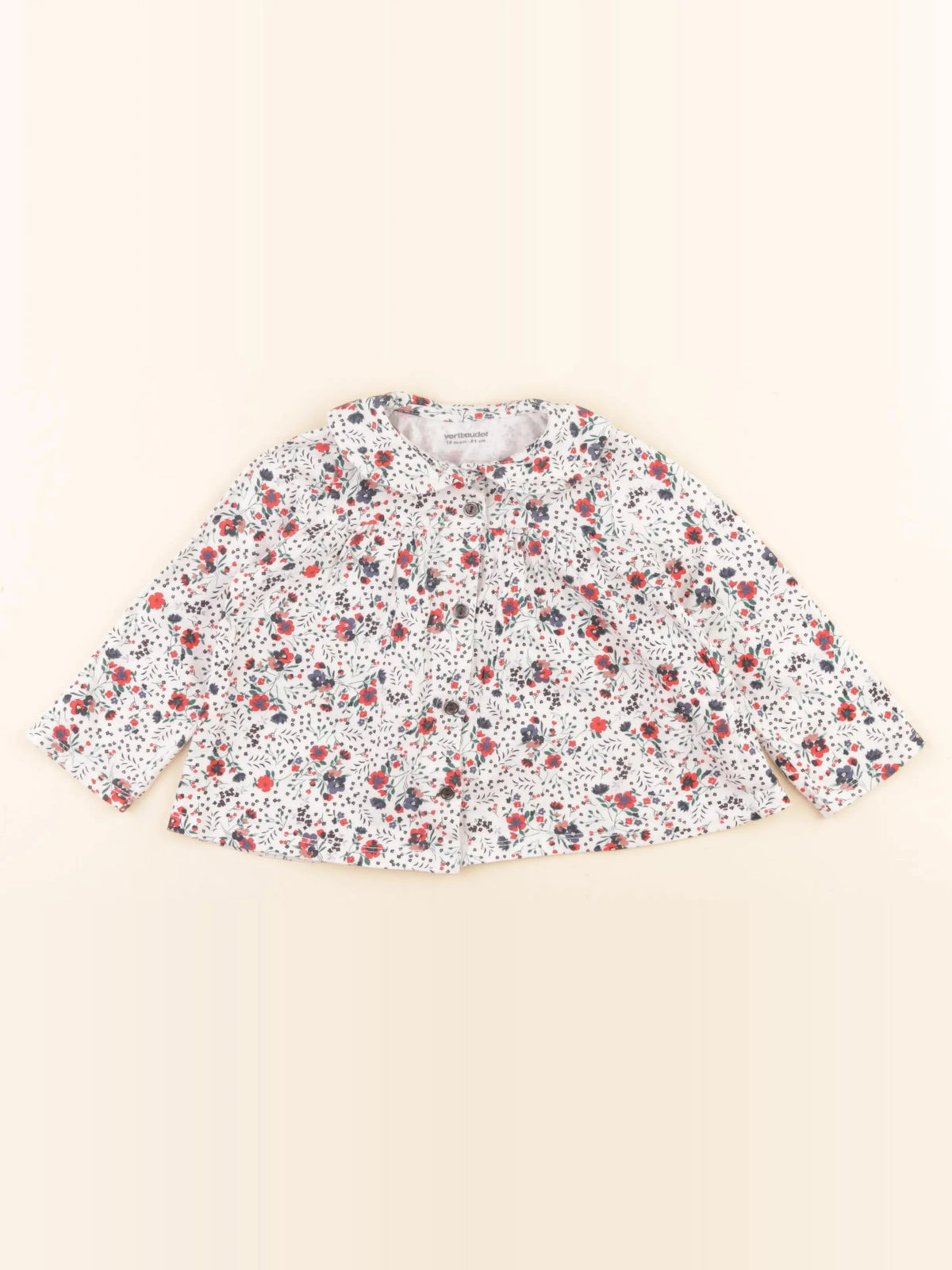 Vertbaudet - tee-shirt multicolore - 18 mois