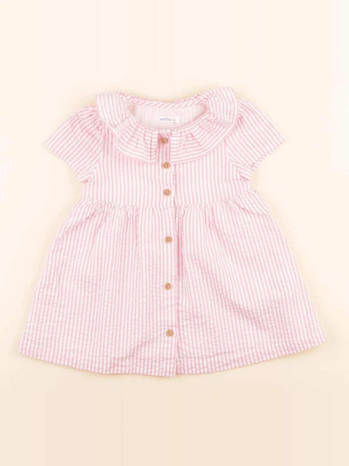 Boutchou - robe rose - 12 mois