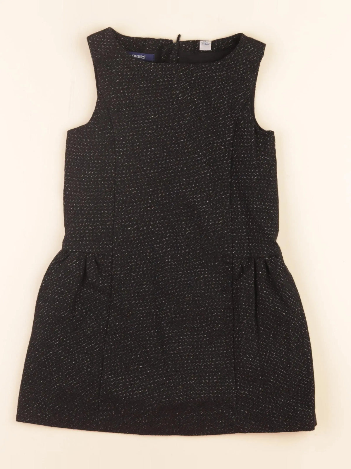 Okaidi - robe noir, or - 5 ans