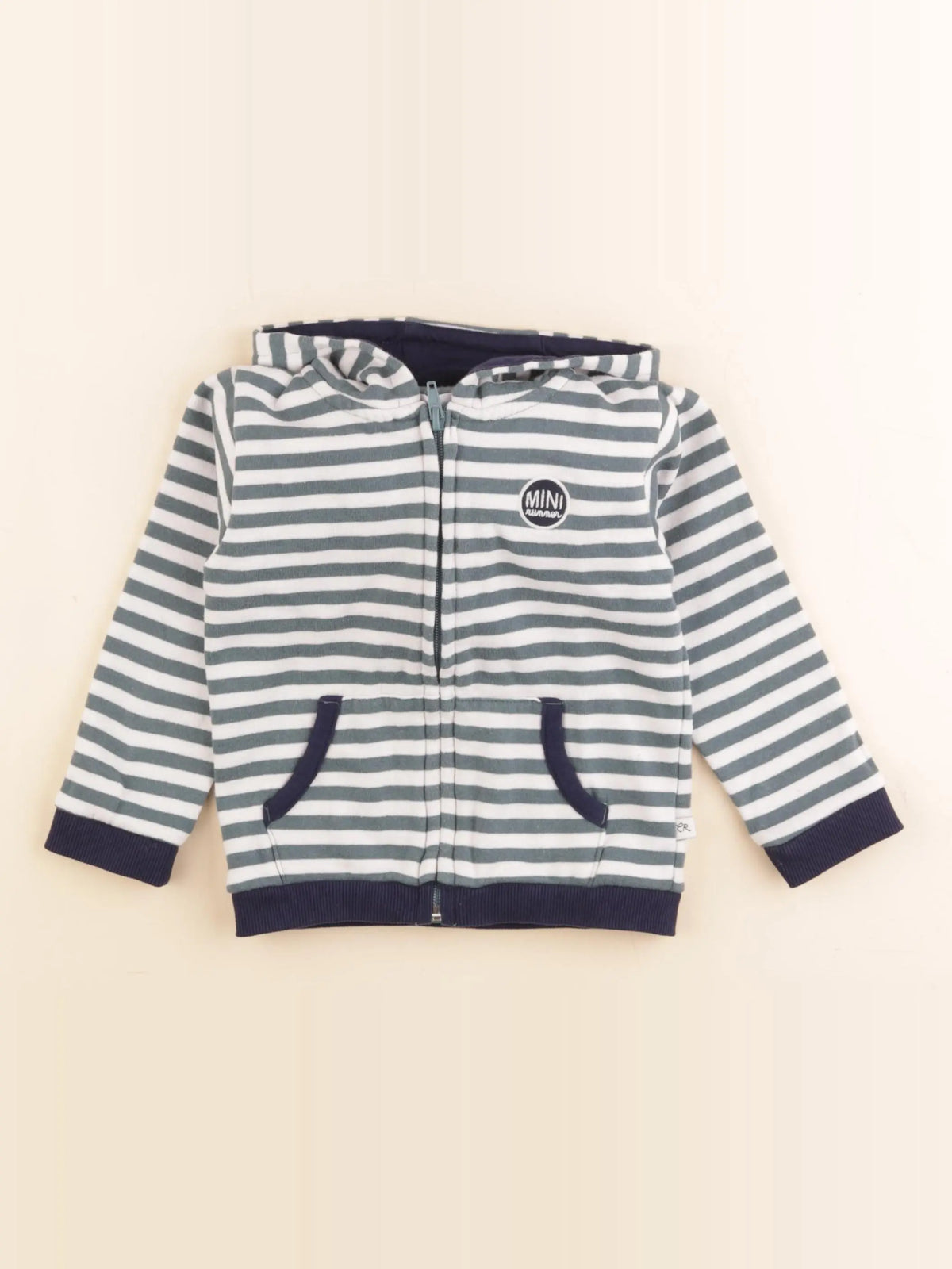 Cadet Rousselle - sweat blanc, vert - 24 mois