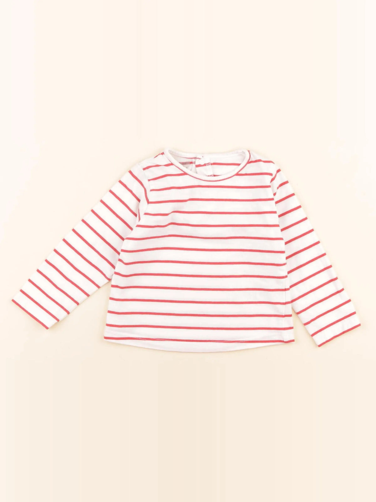 Vertbaudet - tee-shirt blanc - 12 mois