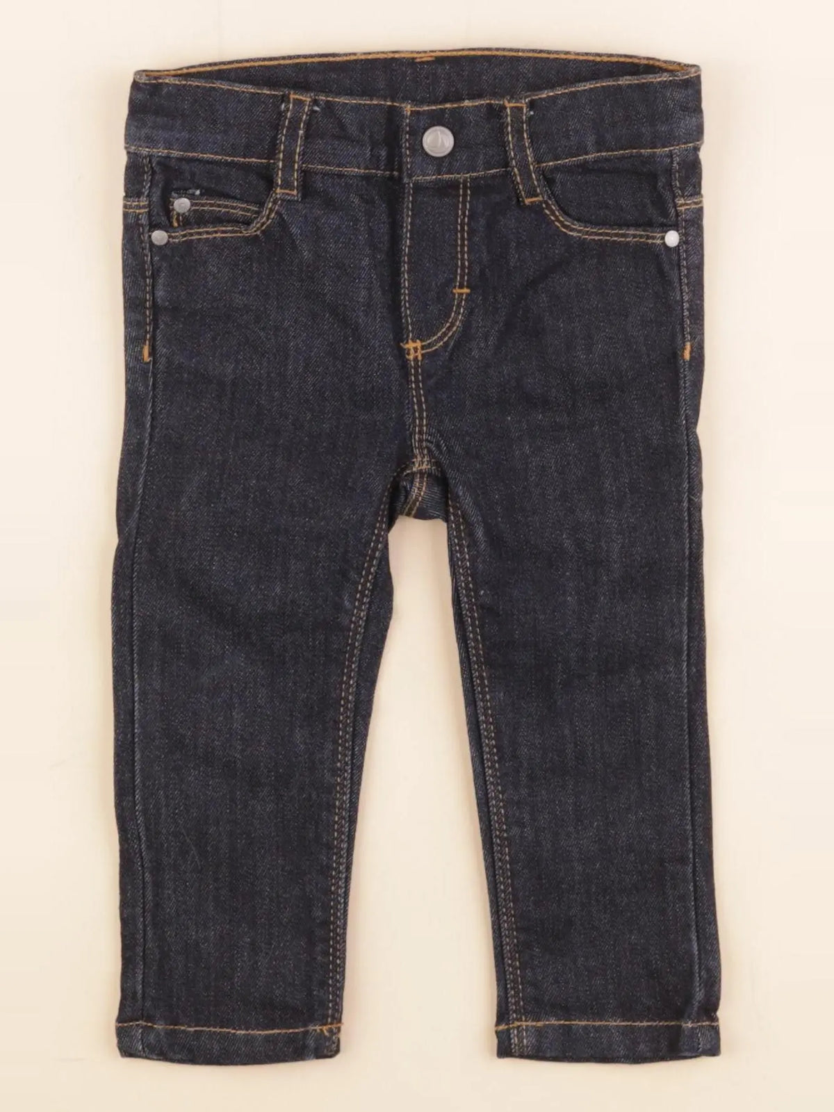 Petit Bateau - jean bleu - 12 mois