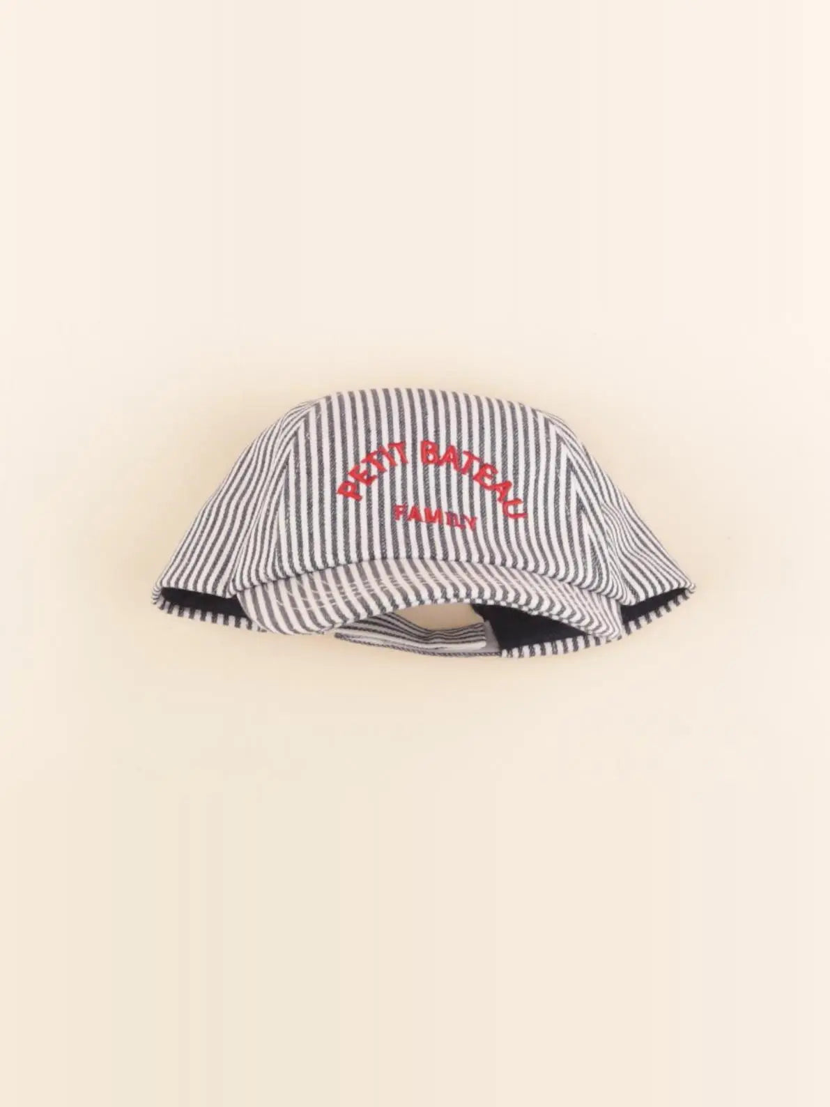 Petit Bateau - casquette blanc, bleu - 3/6 mois