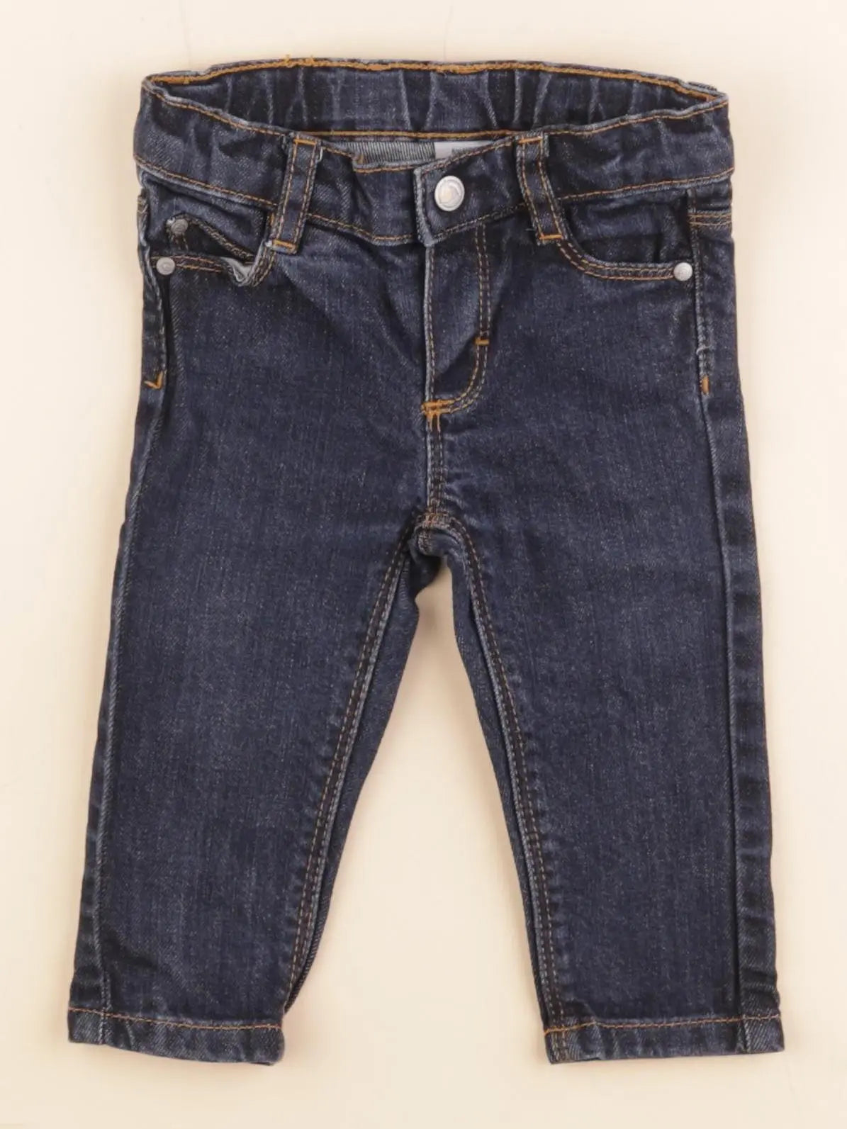 Petit Bateau - jean bleu - 6 mois