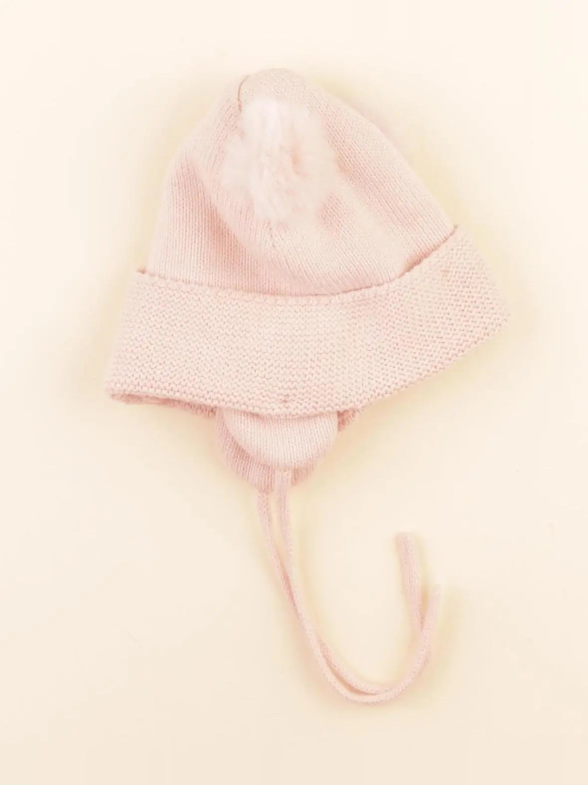 H&M - bonnet rose - 9/12 mois
