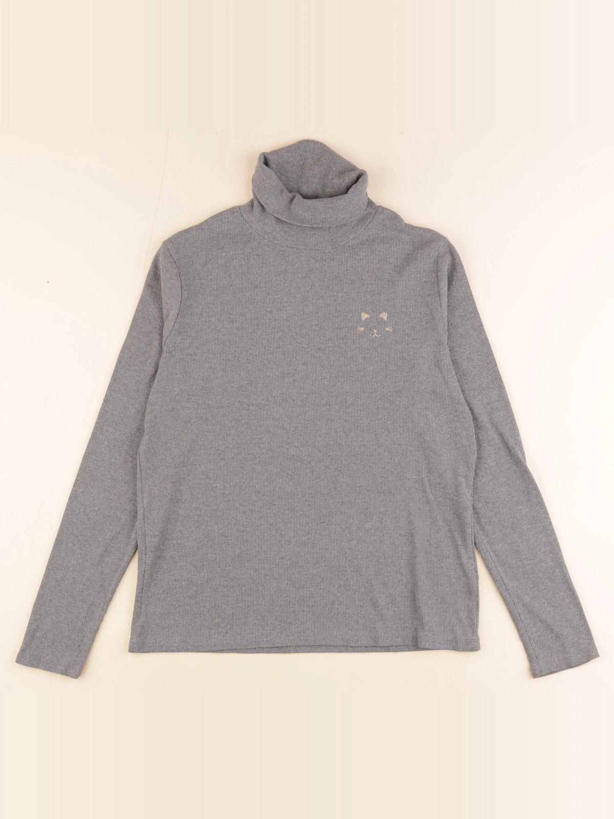 Vertbaudet - sous-pull gris - 14 ans