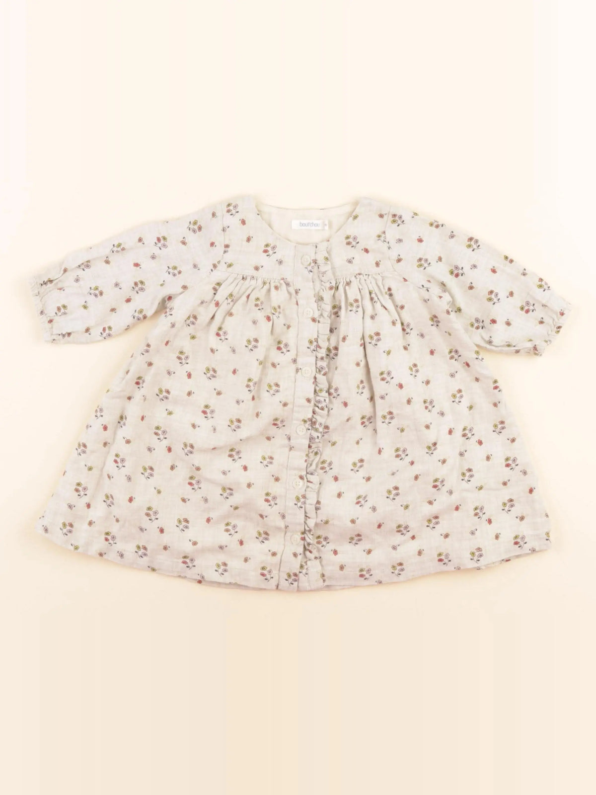 Boutchou - robe gris - 3 mois