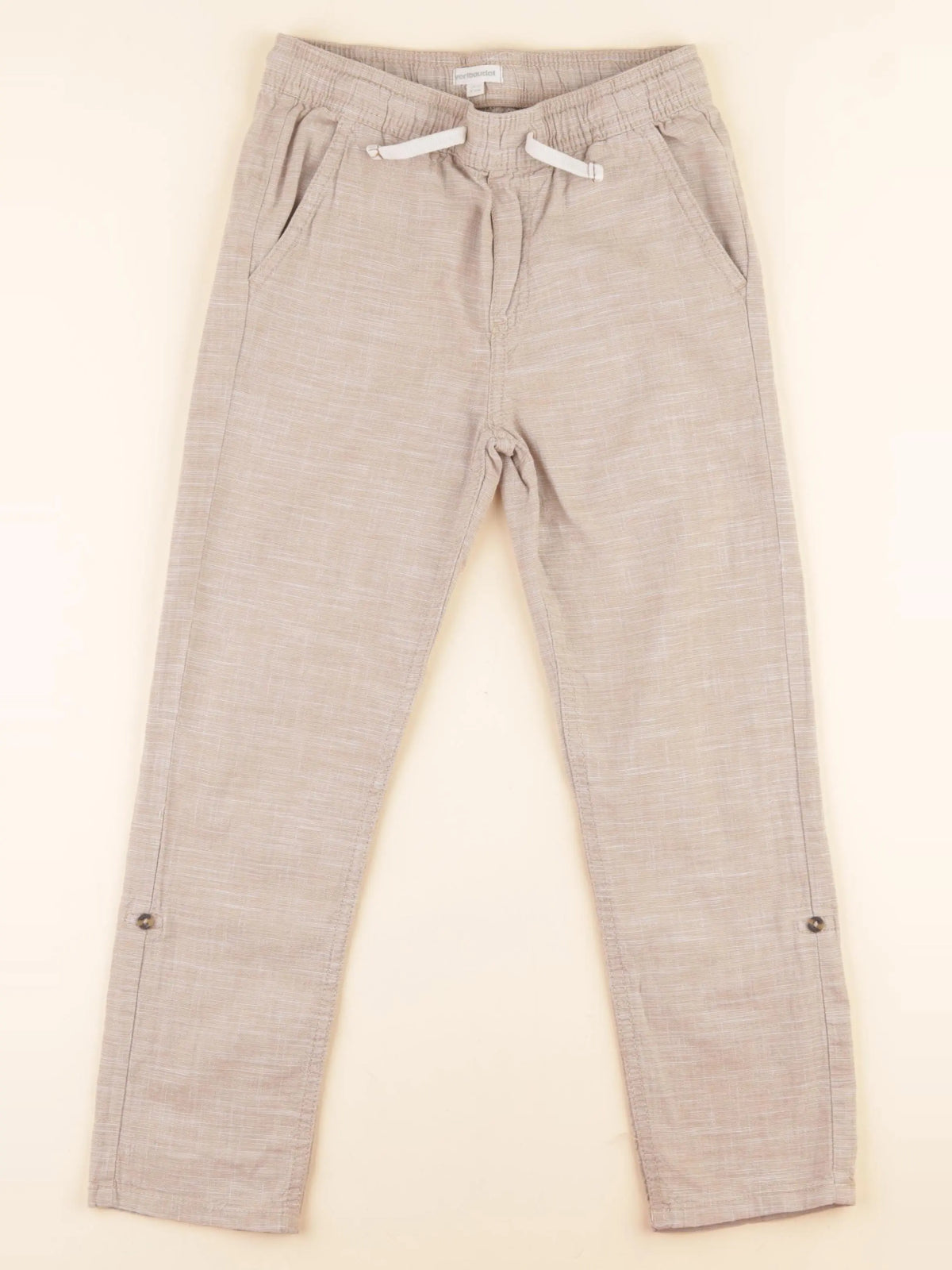 Vertbaudet - pantalon marron - 8 ans