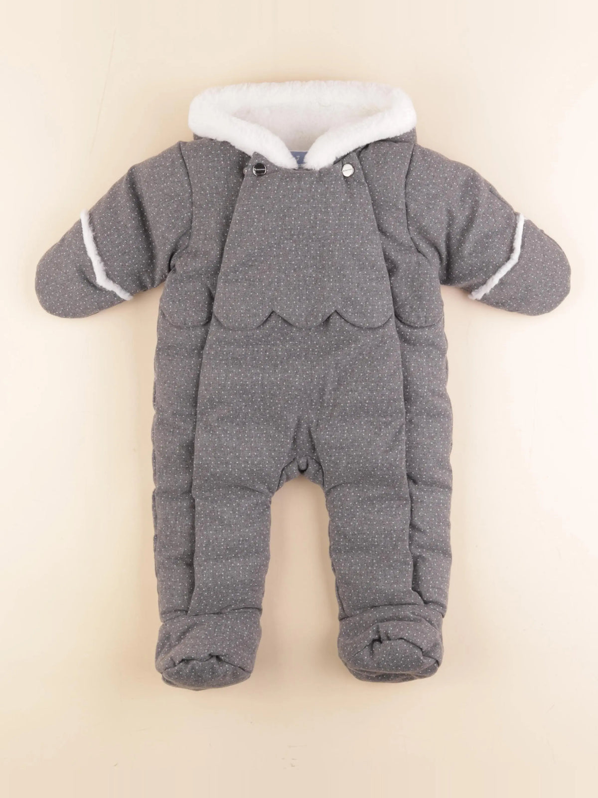 Jacadi - combi-pilote gris - 6 mois