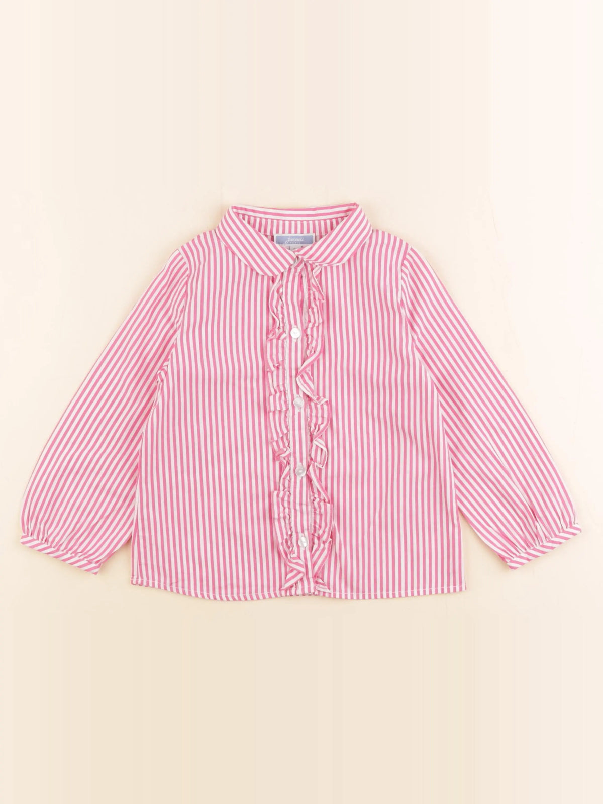 Jacadi - blouse blanc, rose - 3 ans