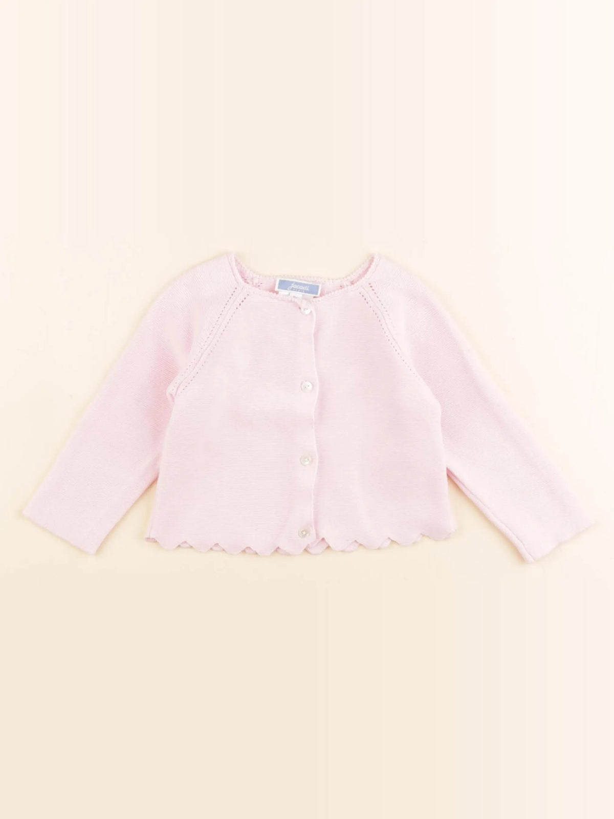 Jacadi - gilet rose - 6 mois