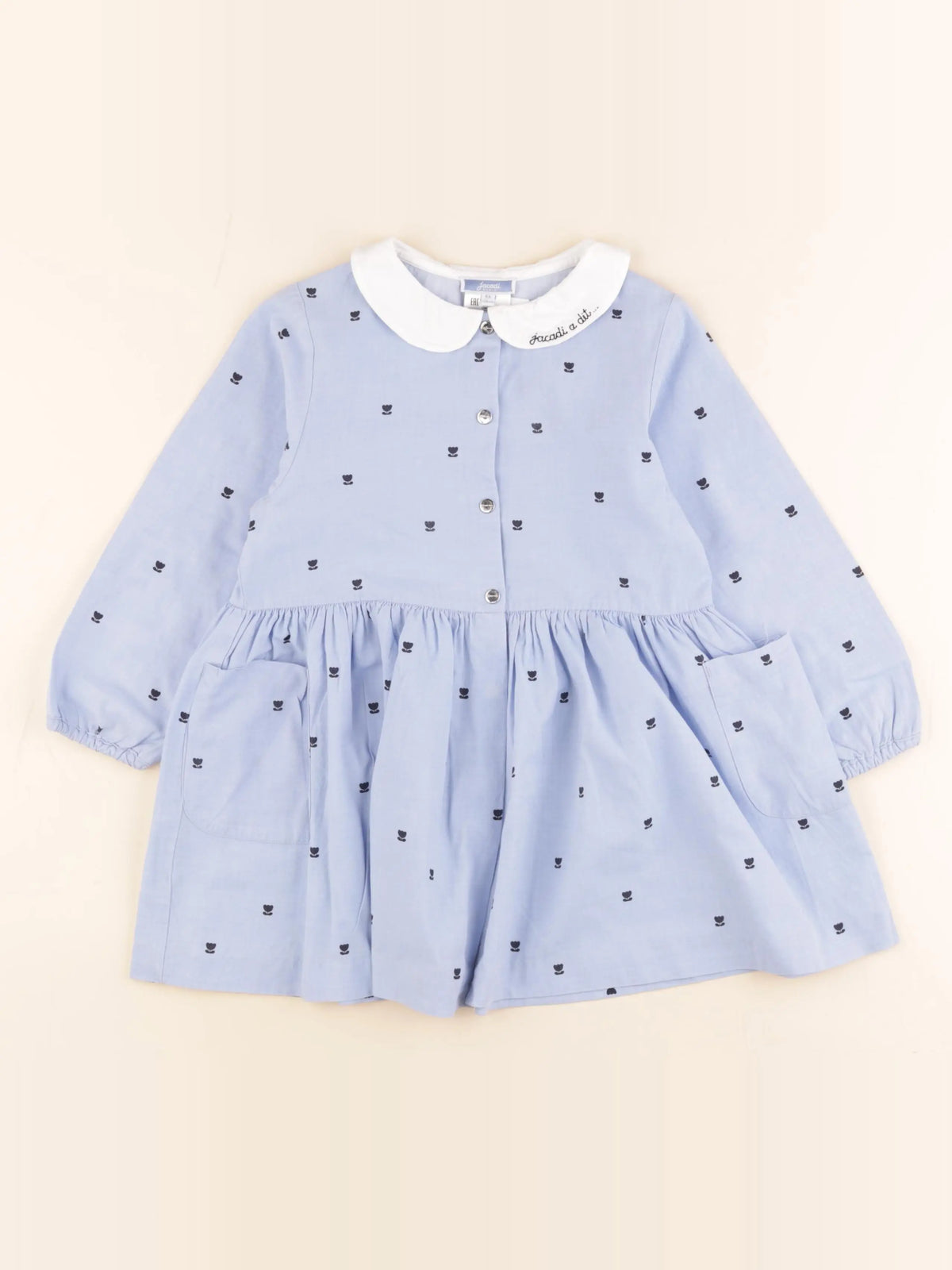 Jacadi - robe bleu - 4 ans