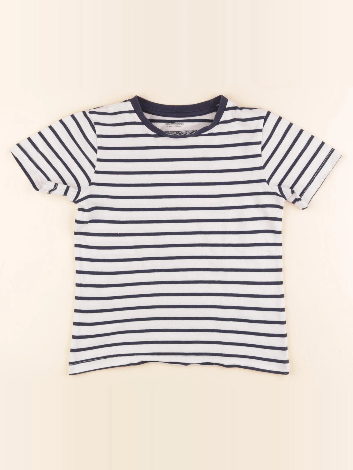 Vertbaudet - tee-shirt bleu - 8 ans