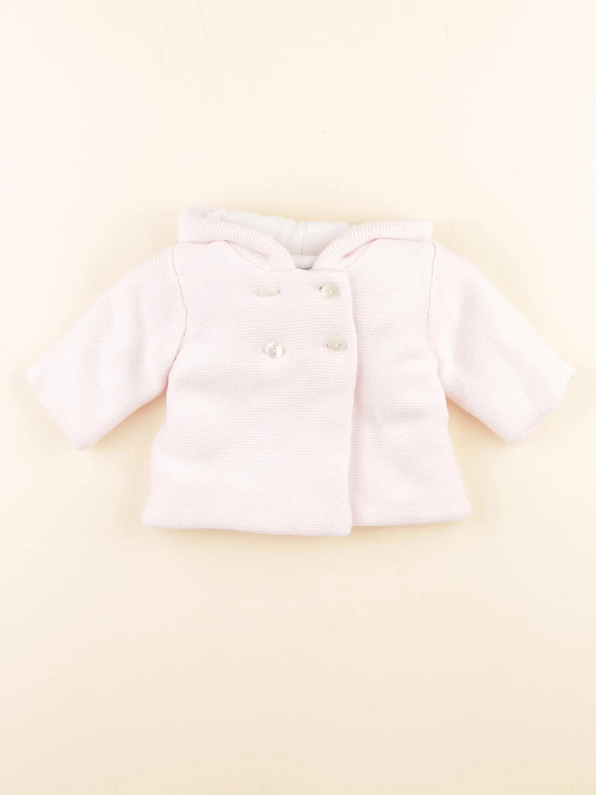 Jacadi - veste doublé rose - 3 mois