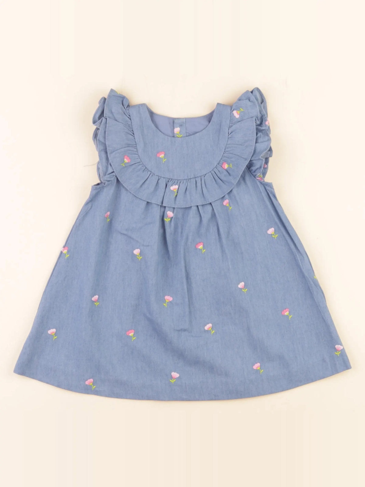 Jacadi - robe bleu, rose - 18 mois