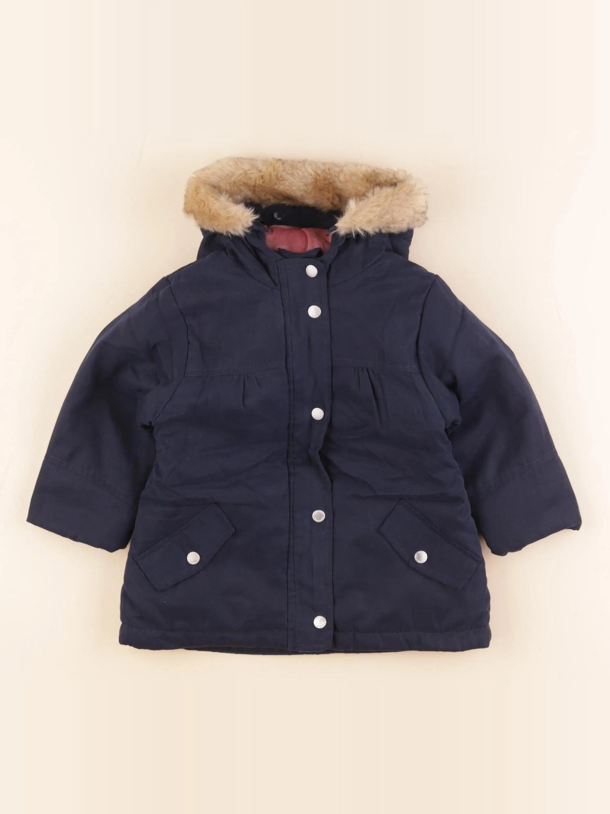 Vertbaudet - parka bleu - 18 mois