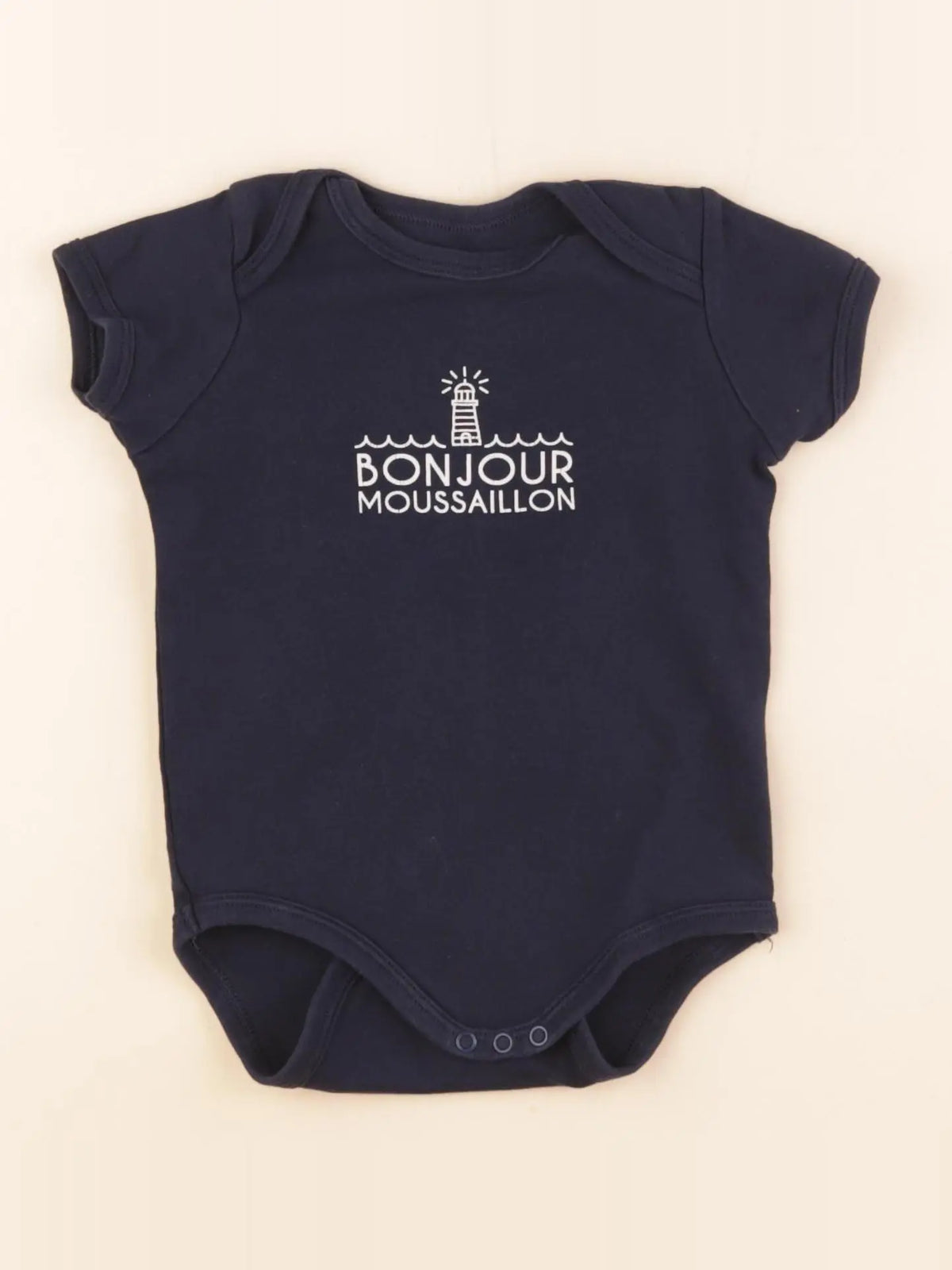 Vertbaudet - body bleu - 18 mois