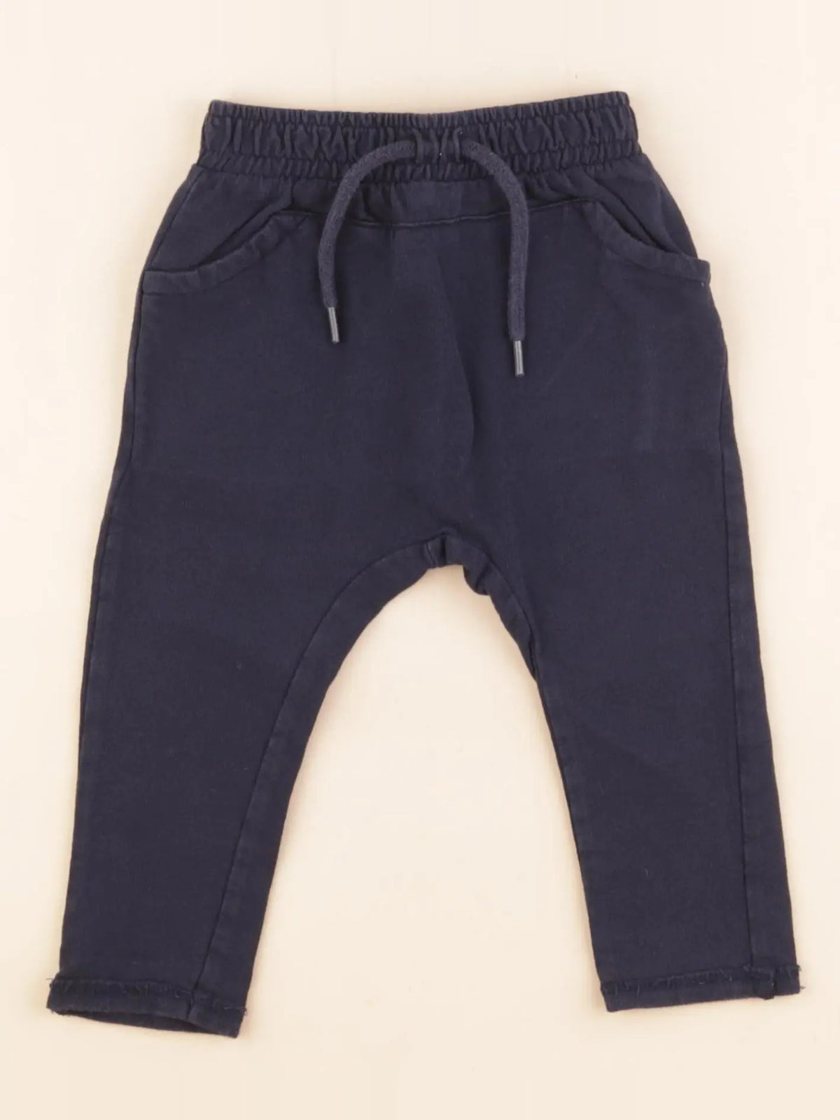 Vertbaudet - pantalon bleu - 9 mois