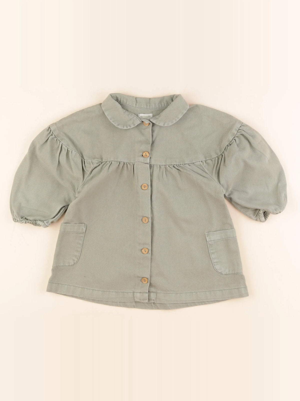 Vertbaudet - robe vert - 24 mois