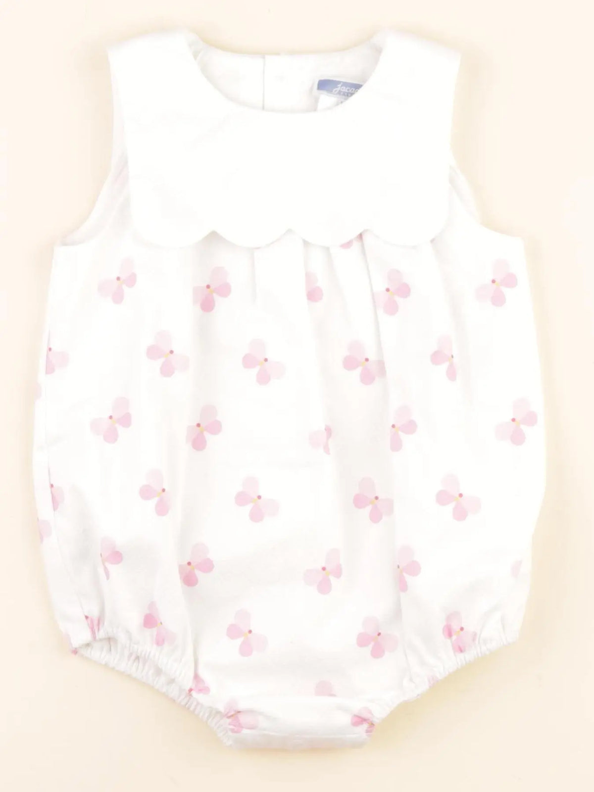 Jacadi - combinaison blanc, rose - 18 mois