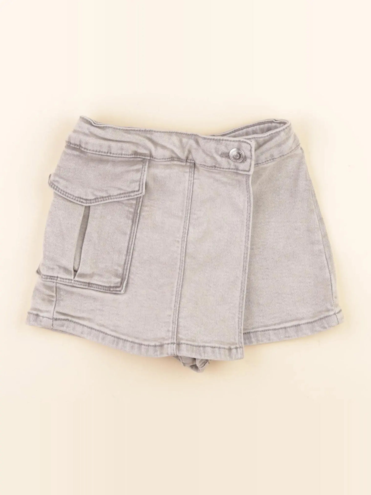 Tape à l'oeil - jupe short gris - 2/3 ans