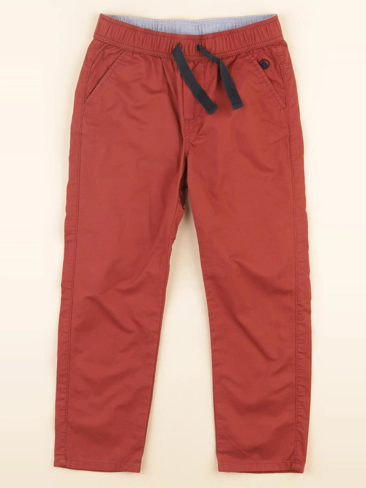 Petit Bateau - pantalon rouge - 5 ans