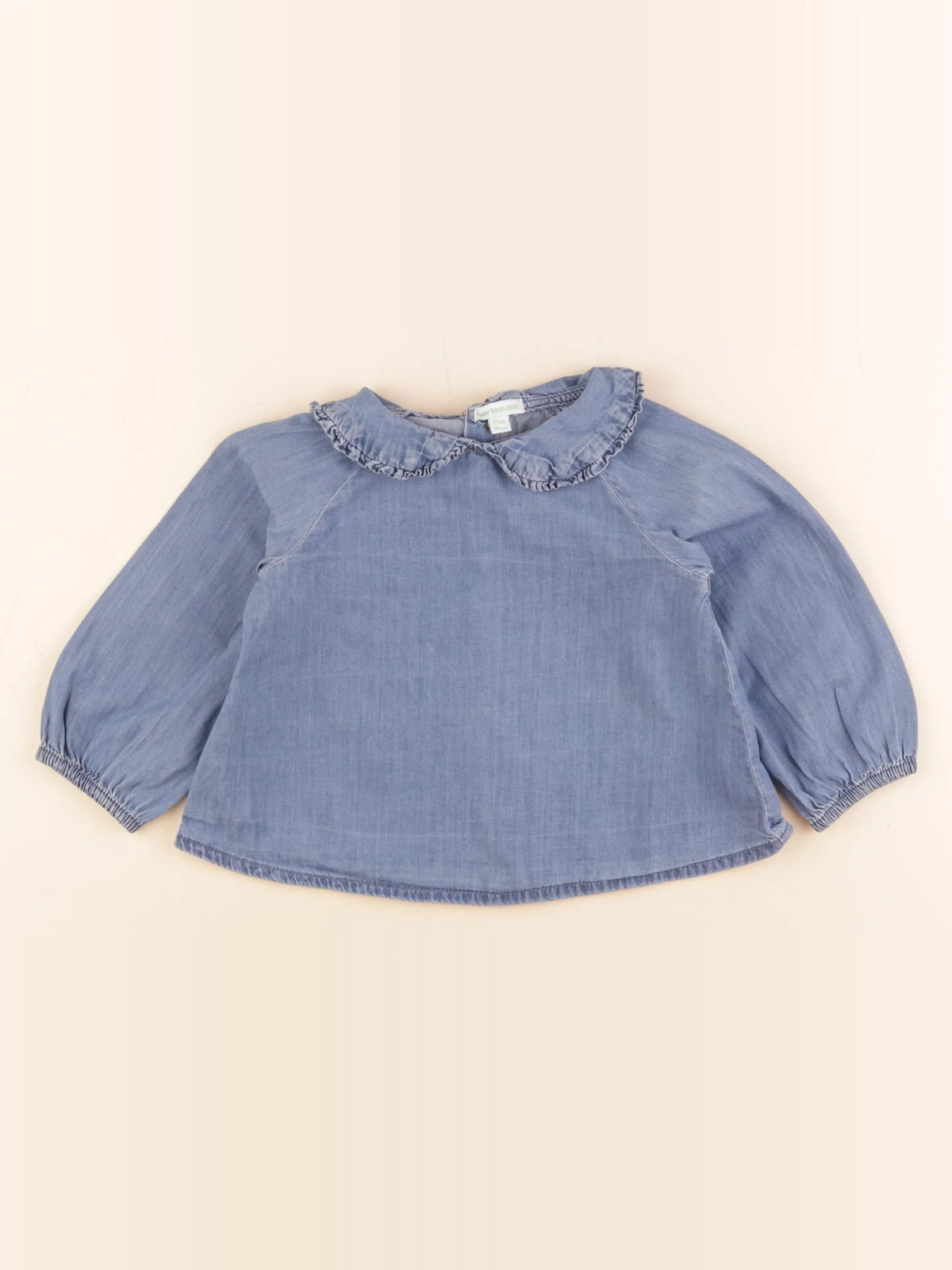 Vertbaudet - blouse bleu - 18 mois
