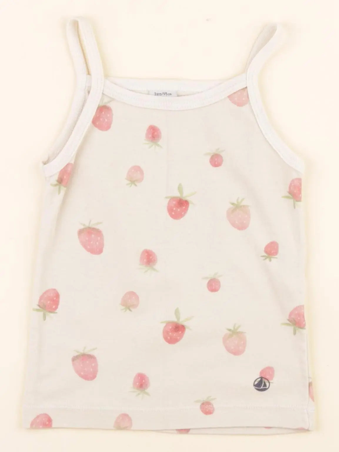 Petit Bateau - maillot de corps beige - 3 ans