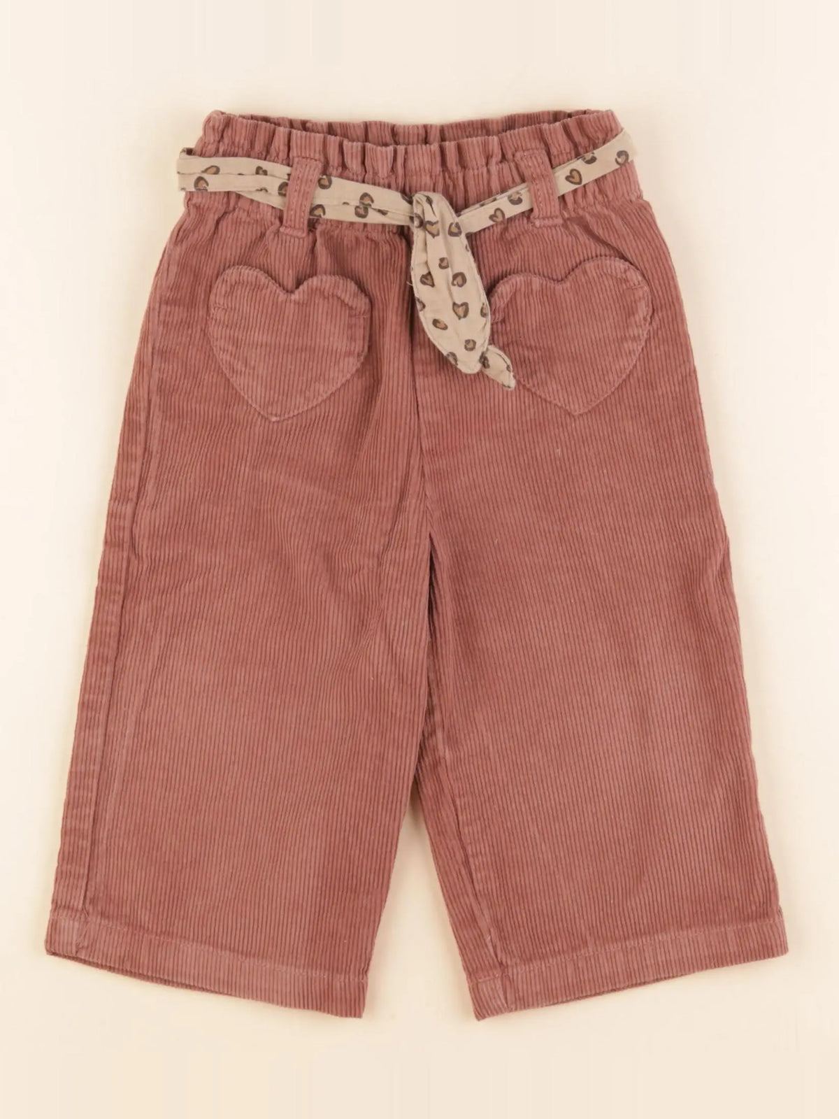 Vertbaudet - pantalon marron - 18 mois