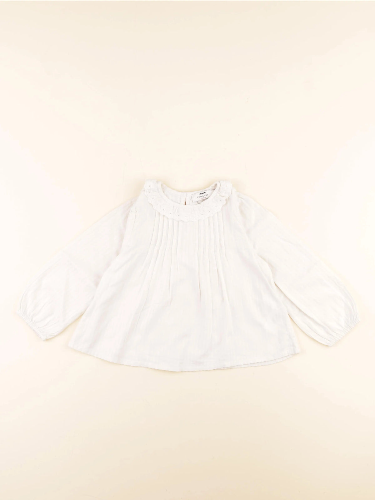 Cyrillus - blouse blanc - 3 ans