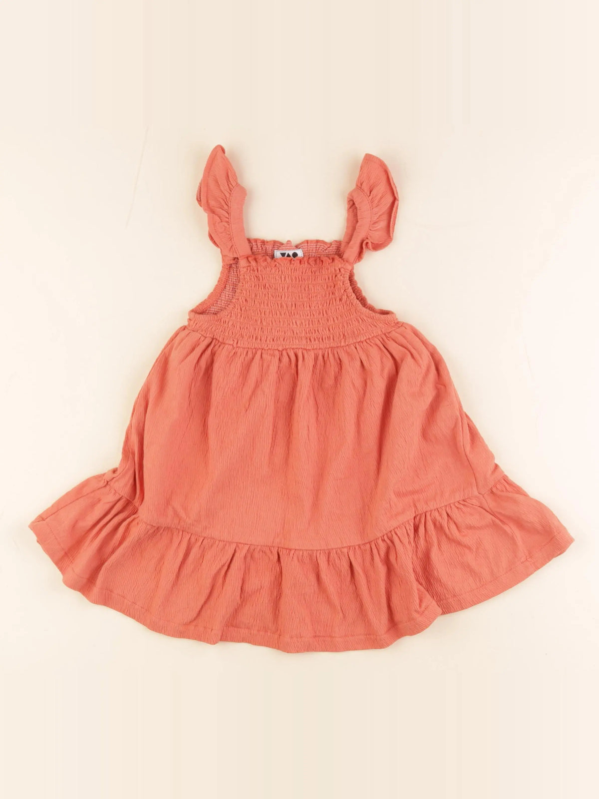 Tape à l'oeil - robe orange - 24 mois