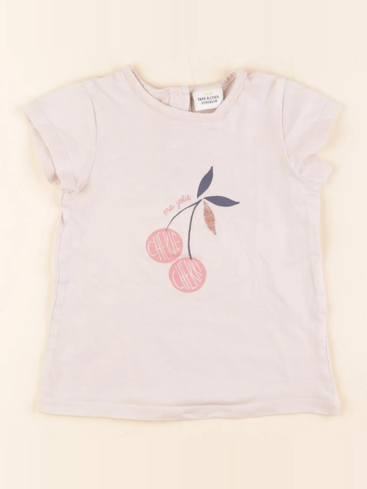 Tape à l'oeil - tee-shirt rose - 24 mois
