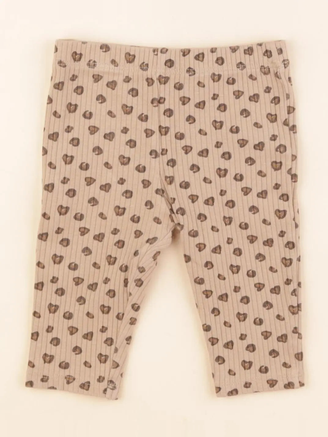 Vertbaudet - legging marron - 6 mois