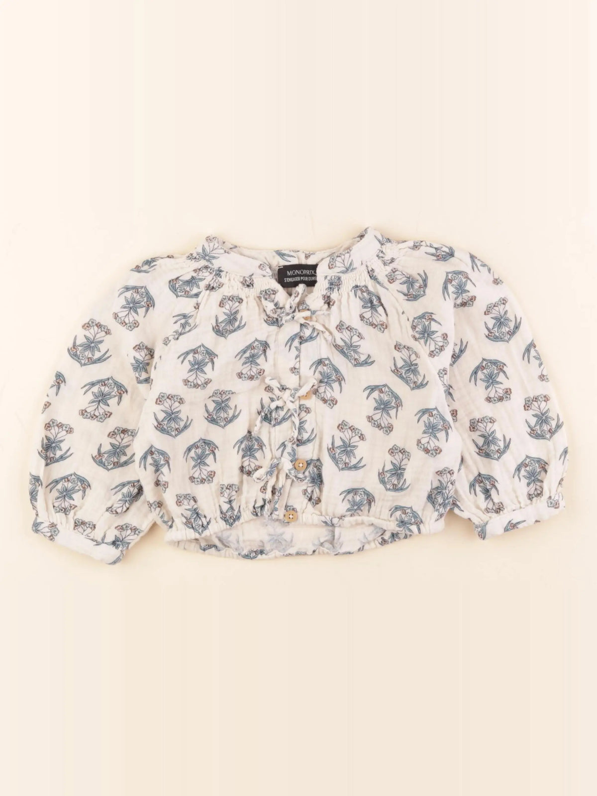 Monoprix - blouse multicolore - 4 ans
