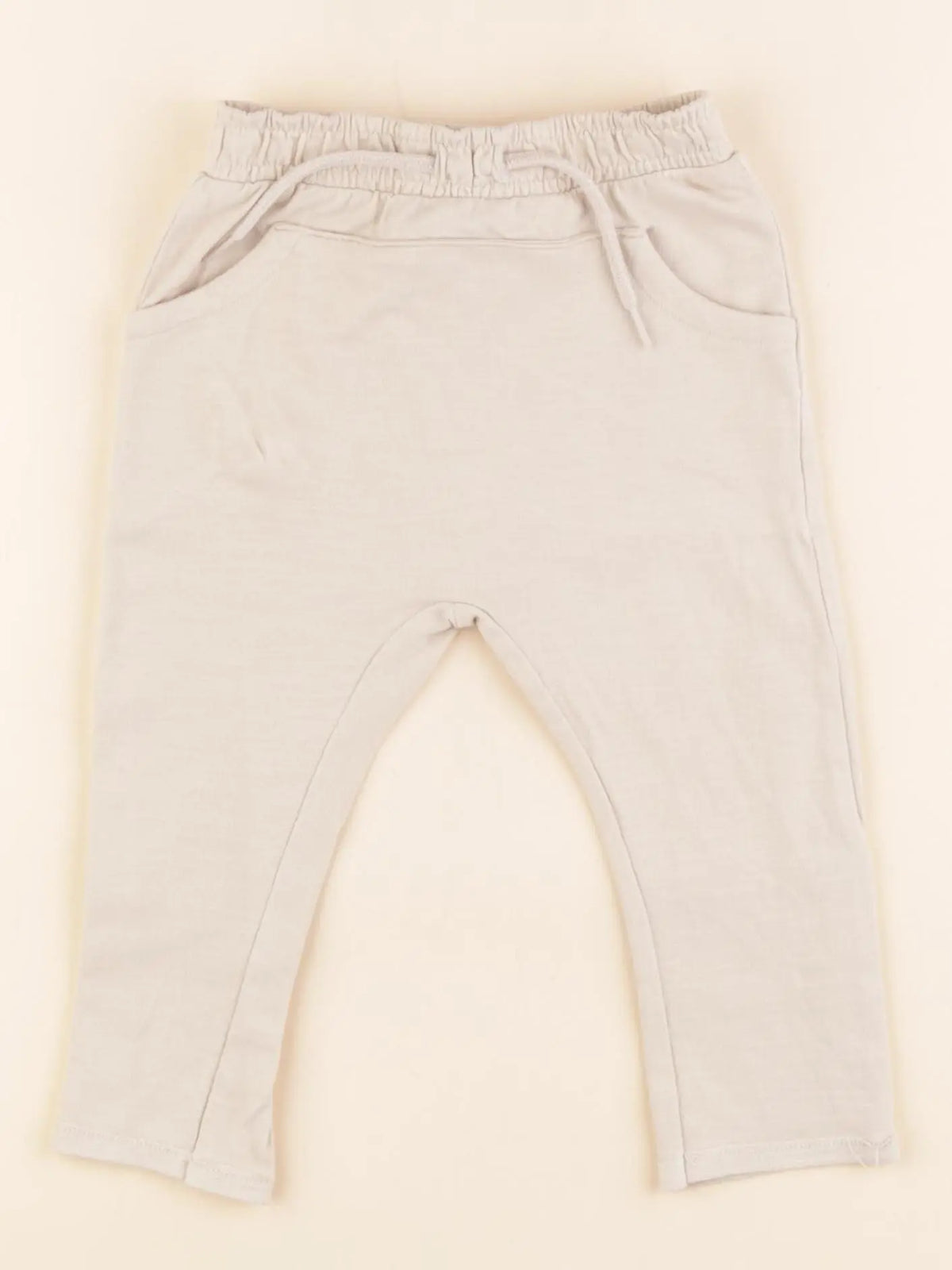 Vertbaudet - pantalon beige - 9 mois