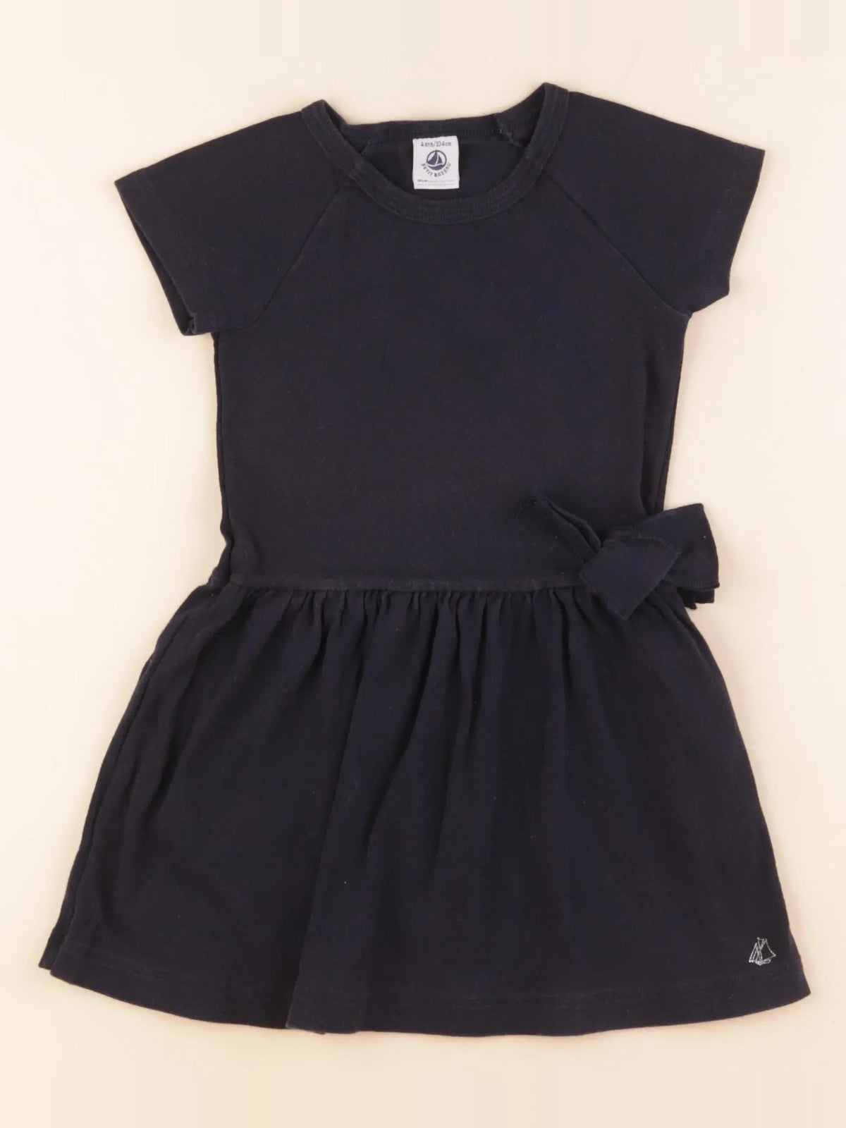 Petit Bateau - robe bleu - 4 ans
