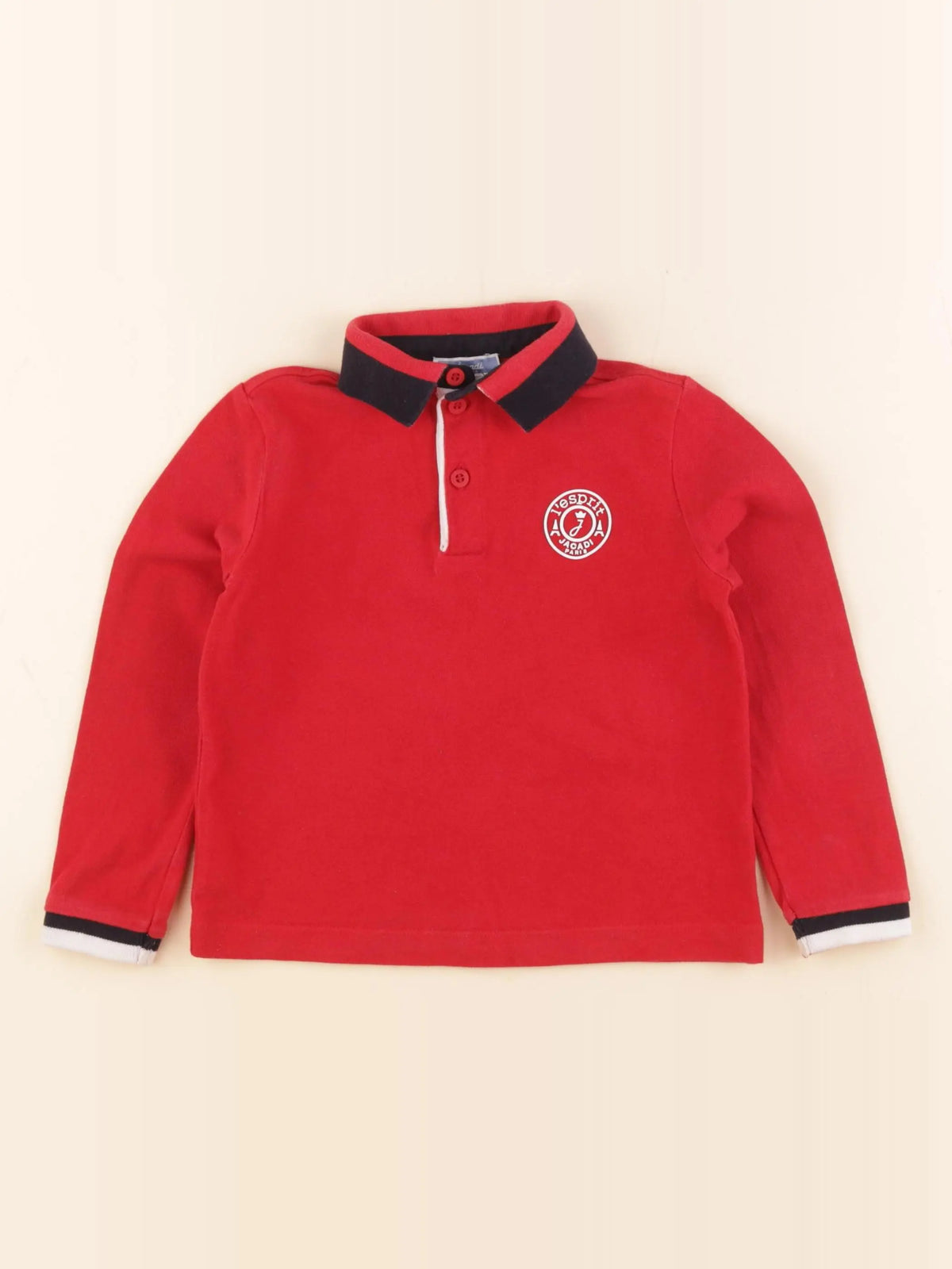 Jacadi - polo rouge - 3 ans
