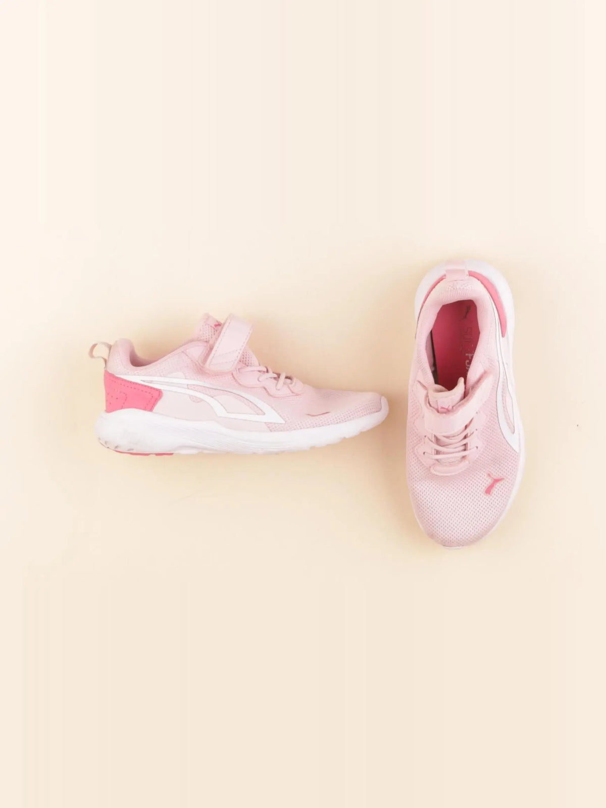 Puma - tennis à scratch/ lacets rose - pointure 31
