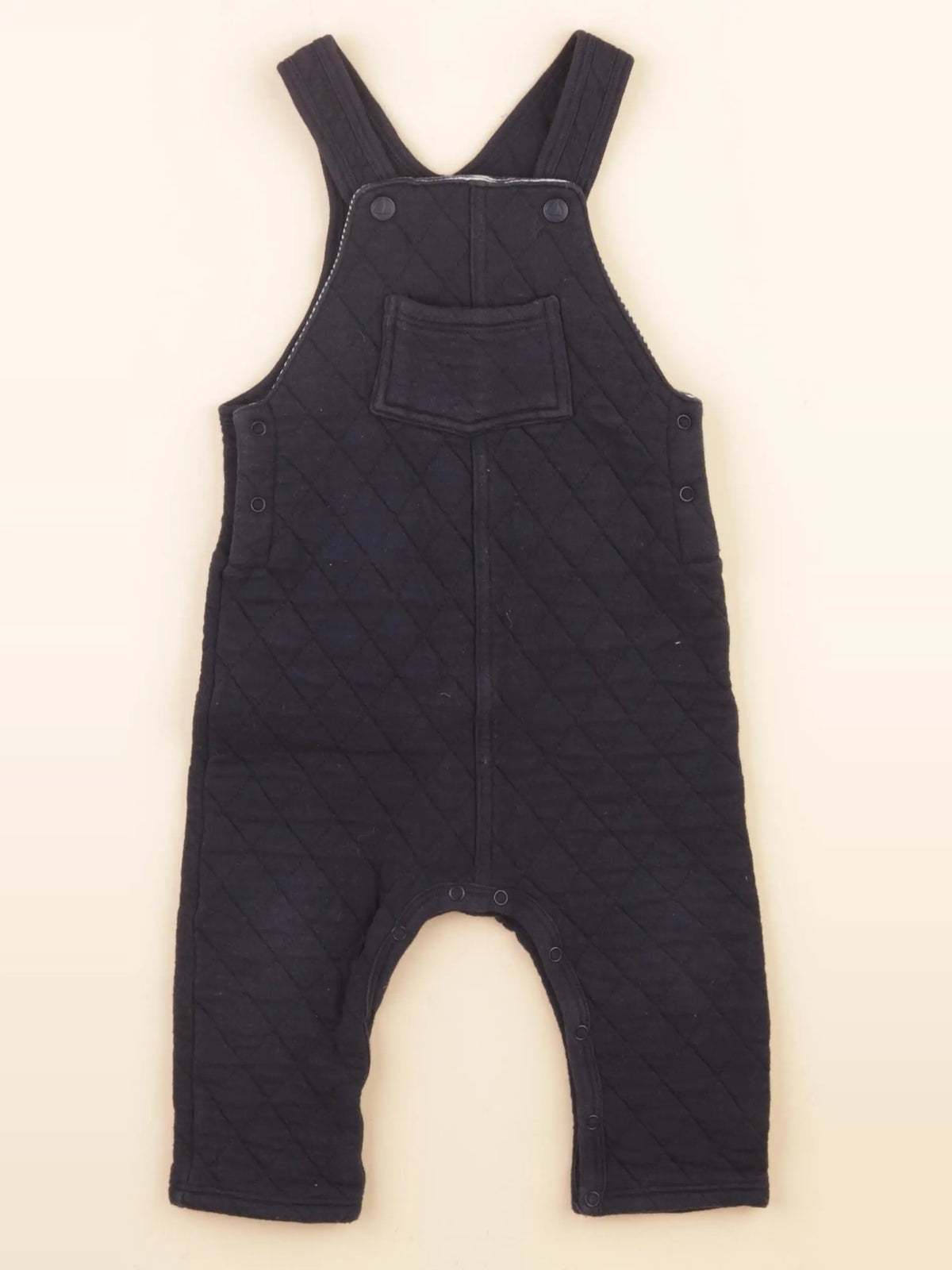 Petit Bateau - salopette bleu - 12 mois
