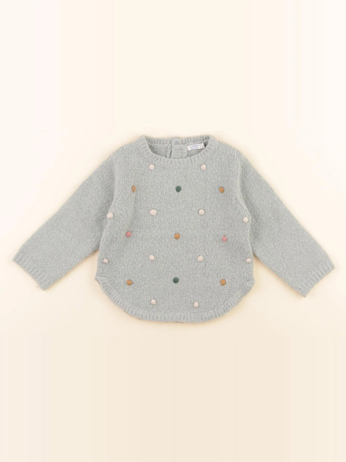 Boutchou - pull vert - 12 mois