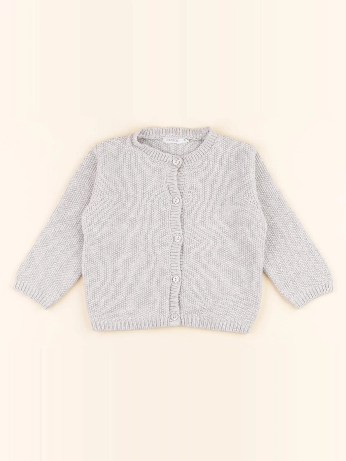 Boutchou - gilet gris - 18 mois