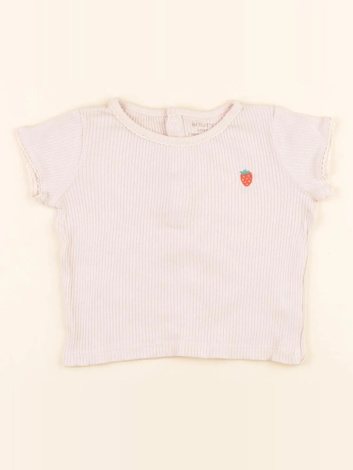 Boutchou - tee-shirt rose - 12 mois
