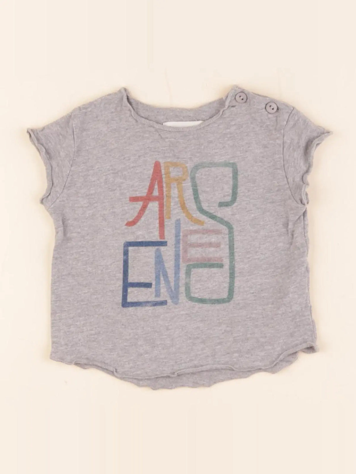 Arsène et les pipelettes - tee-shirt gris - 6 mois