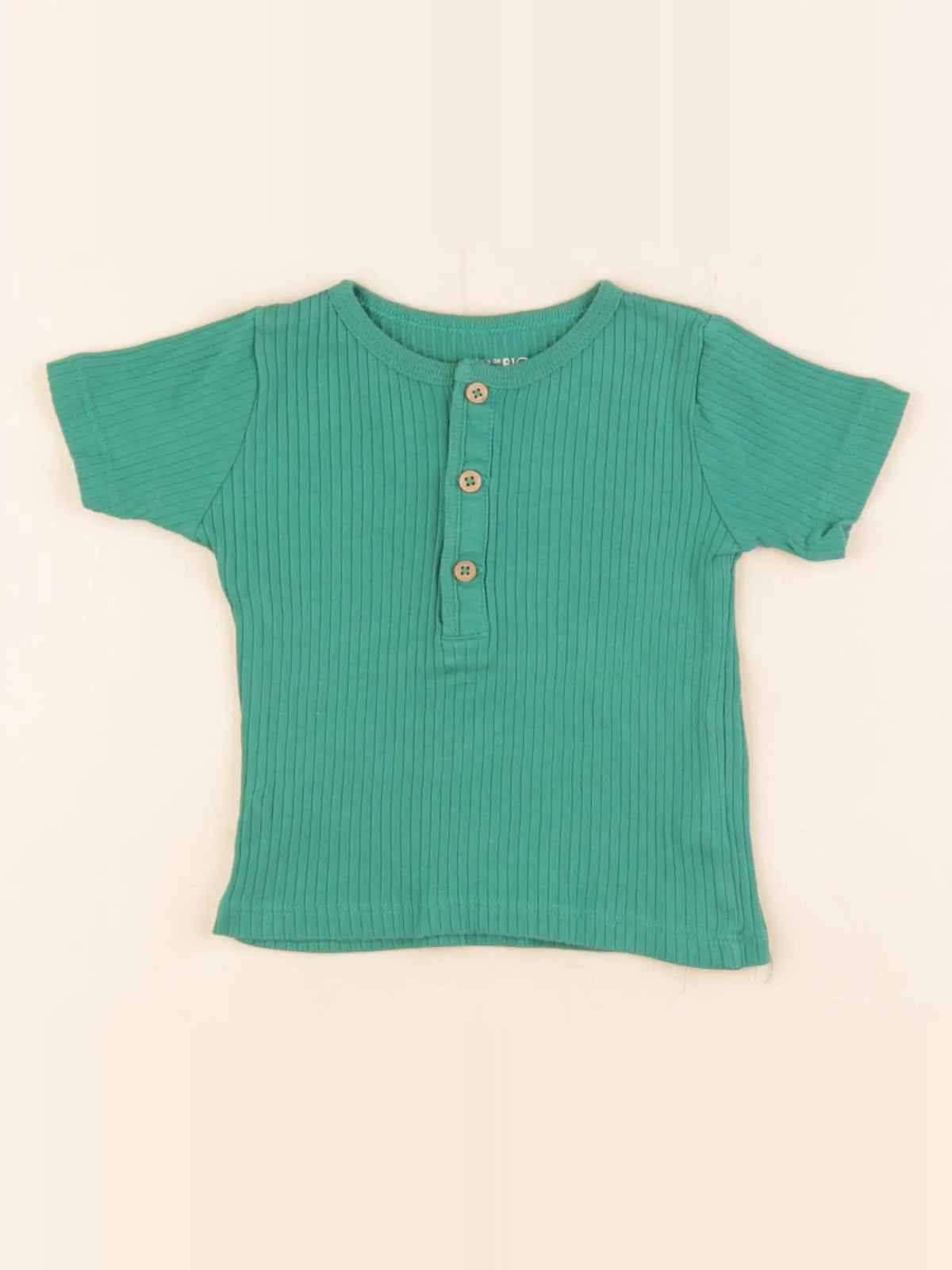 Boutchou - tee-shirt vert - 6 mois