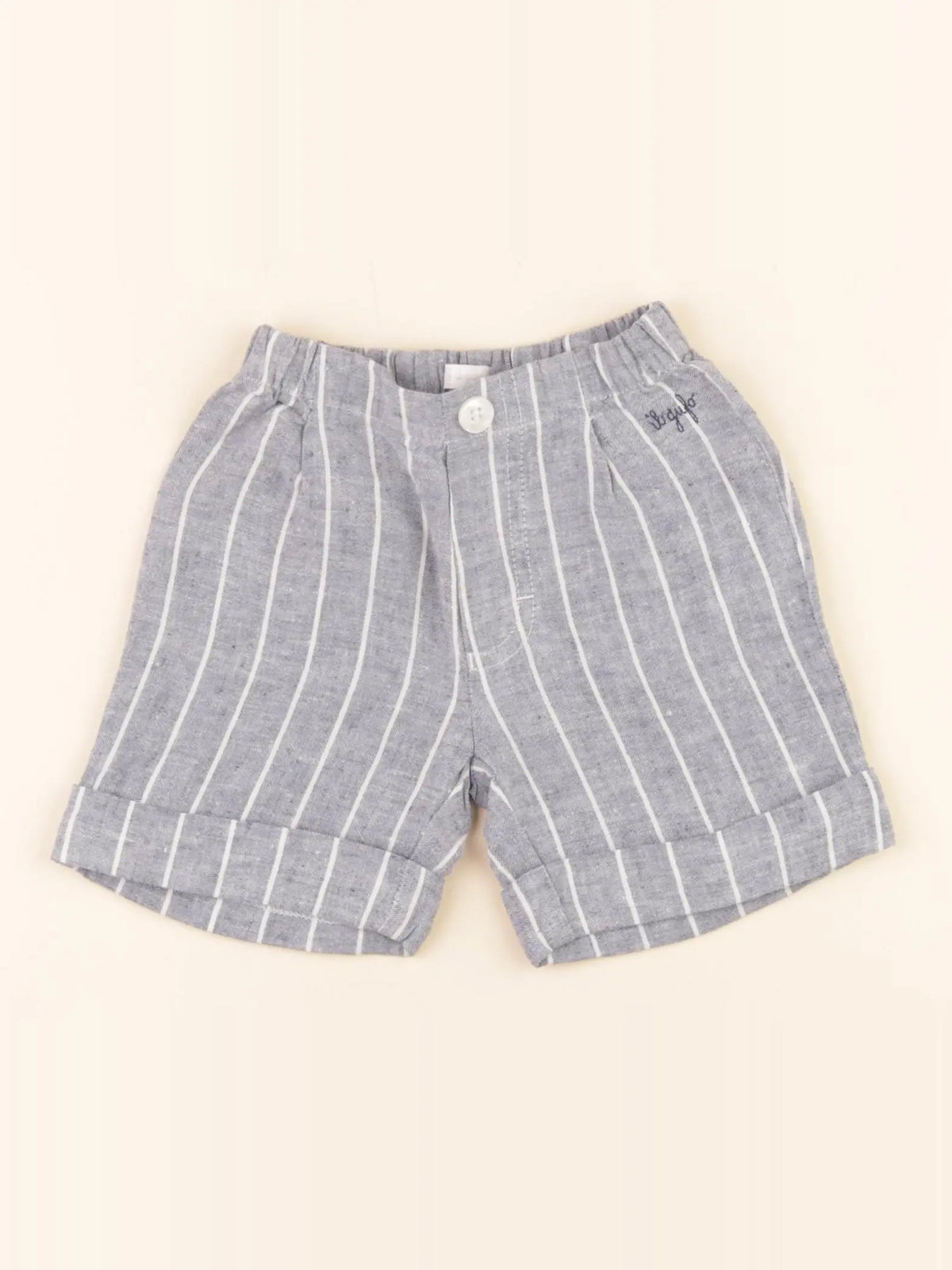 Il Gufo - short bleu - 12 mois