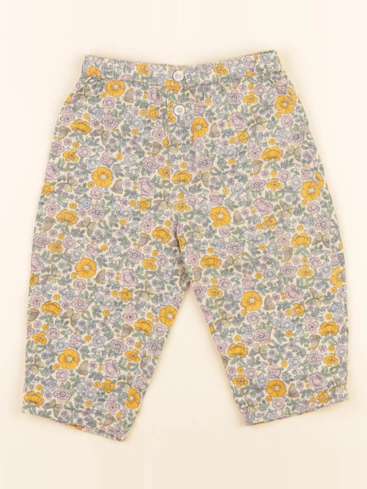 Boutchou - pantalon multicolore - 12 mois
