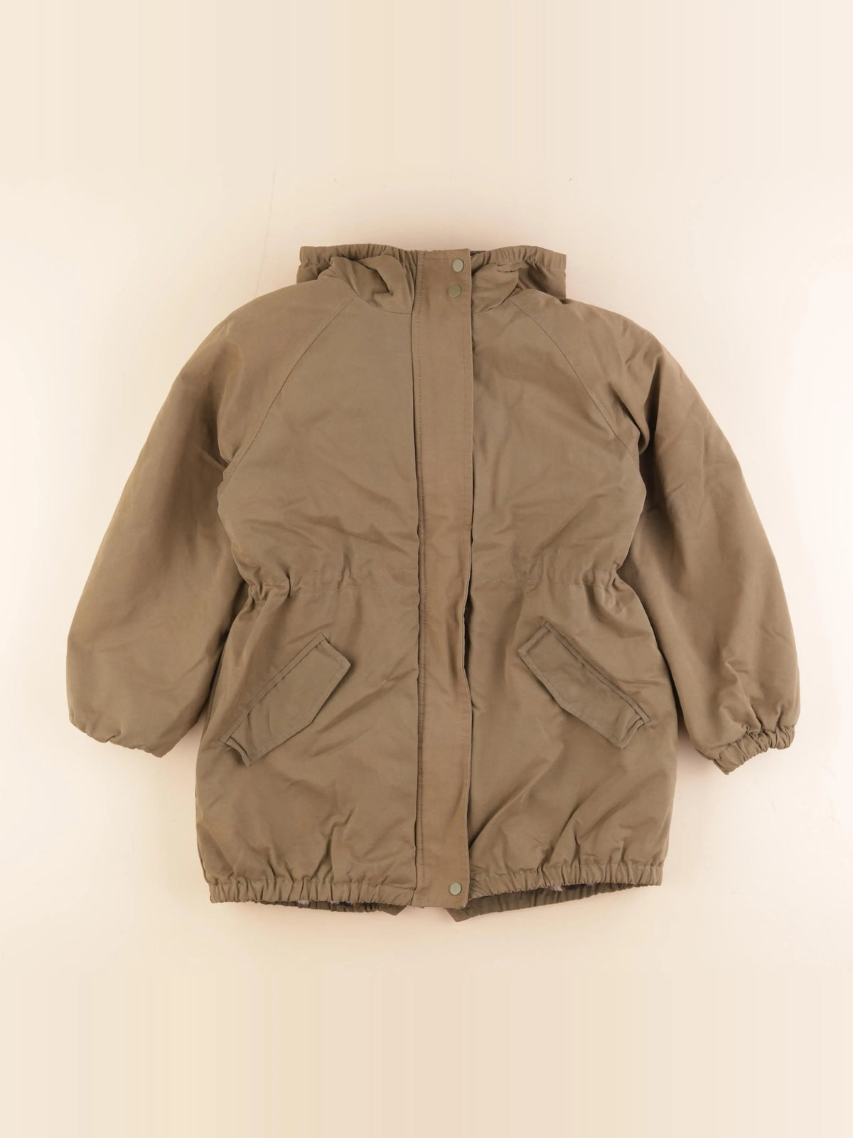 Vertbaudet - manteau vert - 10 ans