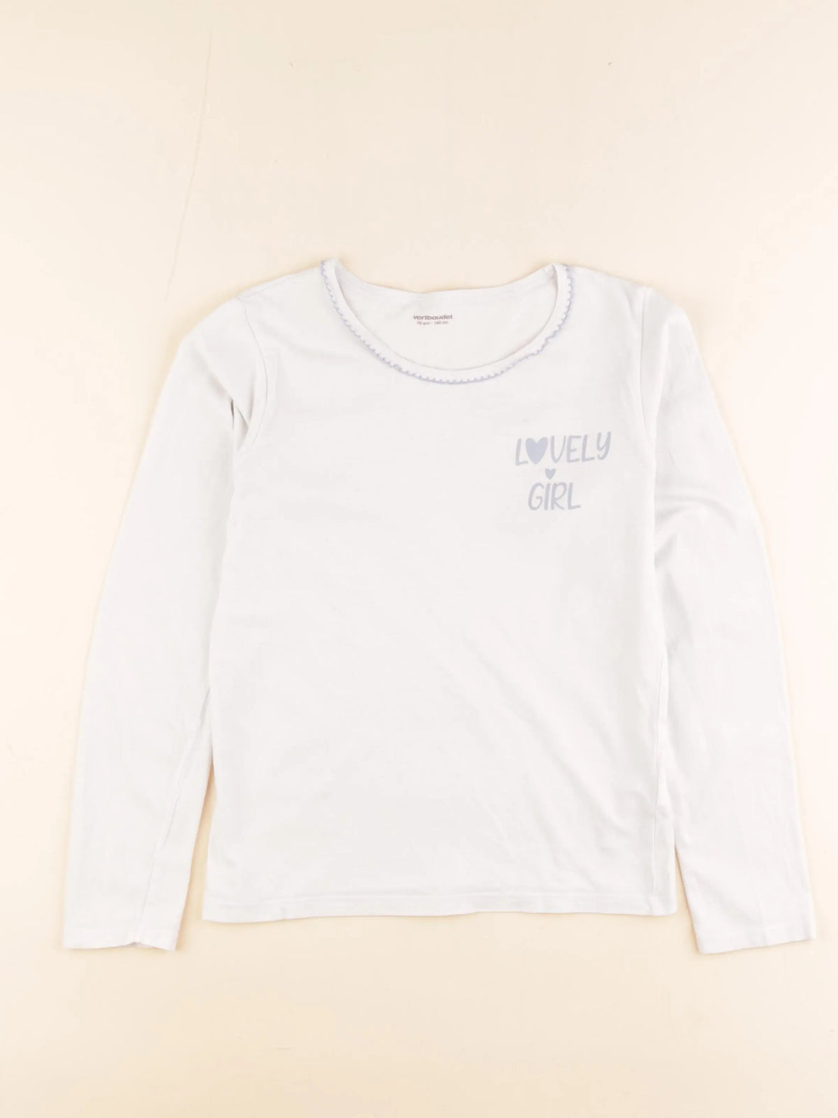 Vertbaudet - maillot de corps blanc - 10 ans
