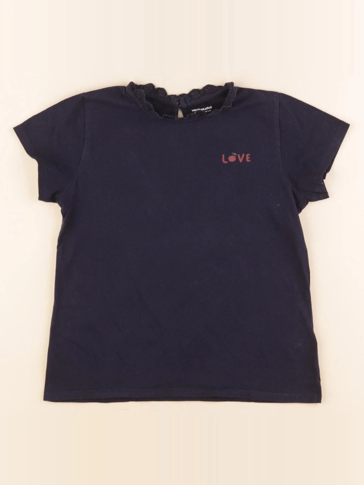 Vertbaudet - tee-shirt bleu - 10 ans